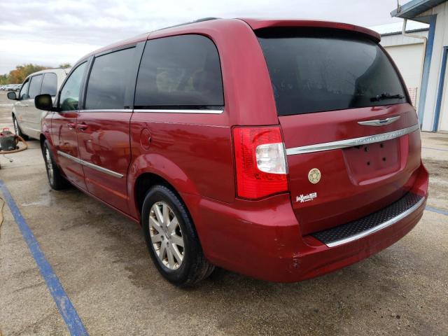2A4RR8DG7BR704394 - 2011 CHRYSLER TOWN & COU TOURING L MAROON photo 2