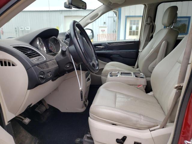 2A4RR8DG7BR704394 - 2011 CHRYSLER TOWN & COU TOURING L MAROON photo 7