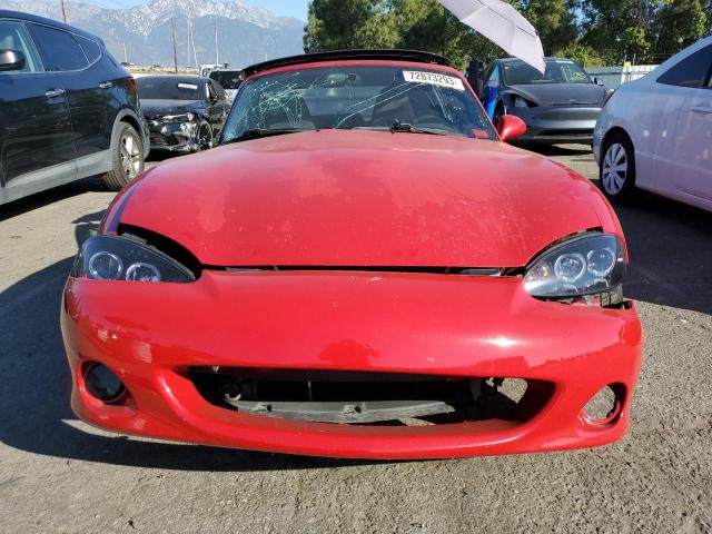 JM1NB353430303954 - 2003 MAZDA MX-5 MIATA BASE RED photo 5