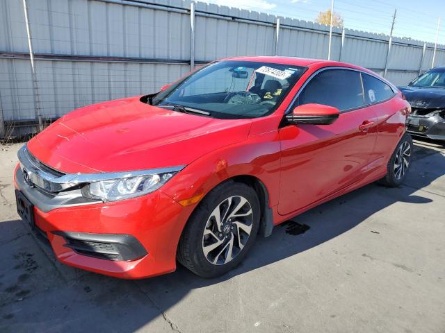 2HGFC4B0XJH302688 - 2018 HONDA CIVIC LX RED photo 1