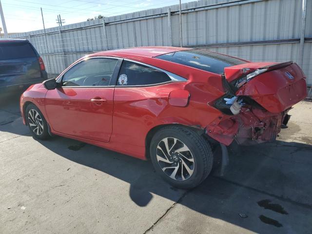 2HGFC4B0XJH302688 - 2018 HONDA CIVIC LX RED photo 2