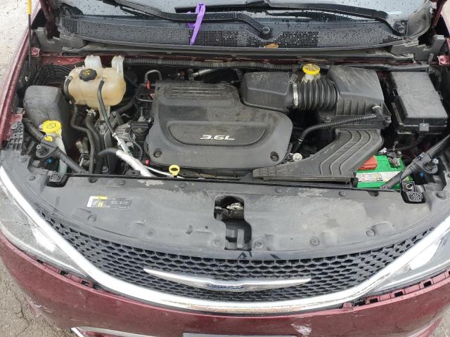 2C4RC1BGXJR217352 - 2018 CHRYSLER PACIFICA TOURING L MAROON photo 11