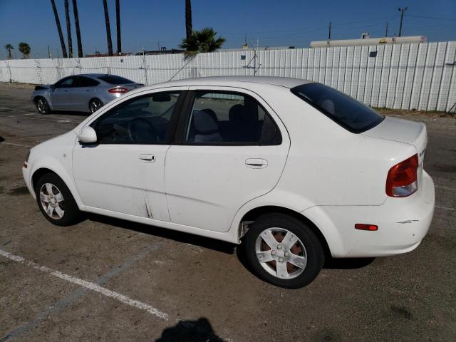 KL1TD56646B546931 - 2006 CHEVROLET AVEO BASE WHITE photo 2