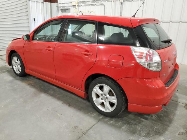 2T1KR32E96C608008 - 2006 TOYOTA COROLLA MA XR RED photo 2