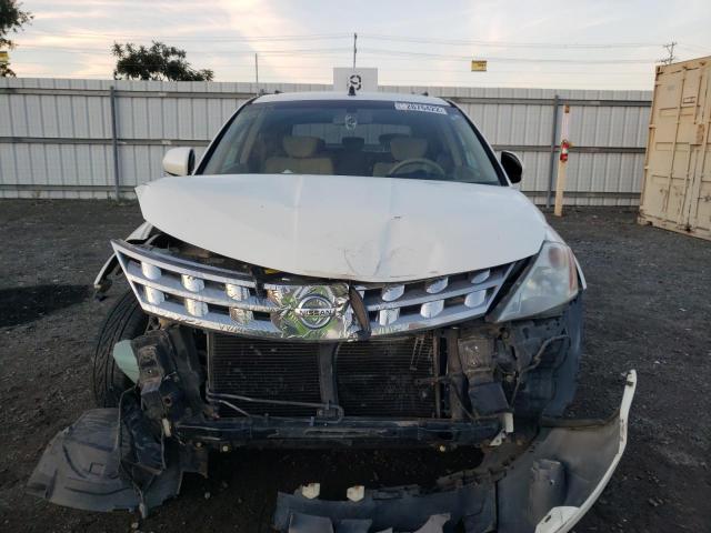 JN8AZ08TX5W307550 - 2005 NISSAN MURANO SL WHITE photo 5