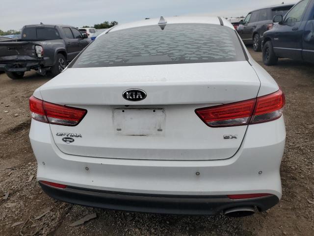 5XXGU4L35JG211842 - 2018 KIA OPTIMA EX WHITE photo 6