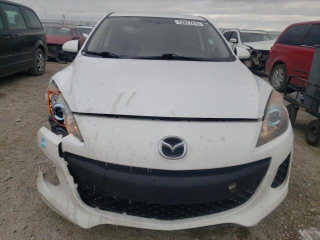 JM1BL1V75D1732961 - 2013 MAZDA 3 I WHITE photo 5