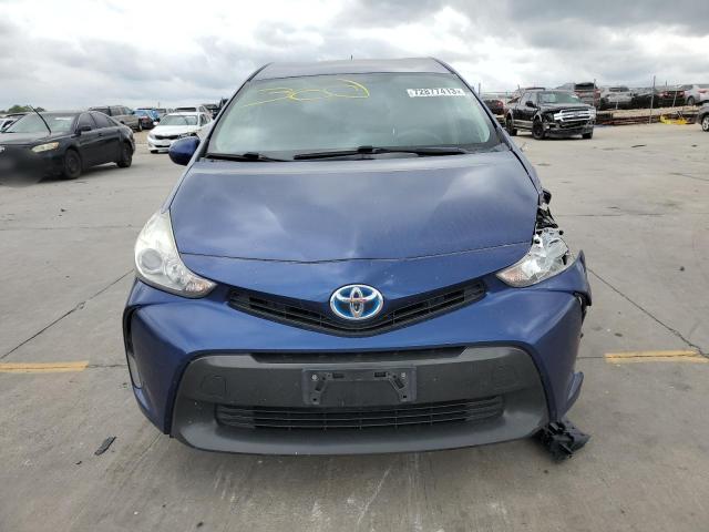 JTDZN3EU8GJ042944 - 2016 TOYOTA PRIUS V BLUE photo 5