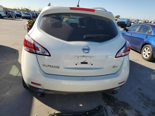 JN8AZ1MU5BW055545 - 2011 NISSAN MURANO S WHITE photo 6