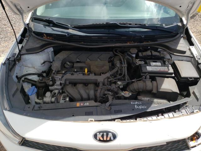 3KPA24AD5LE274720 - 2020 KIA RIO LX WHITE photo 11