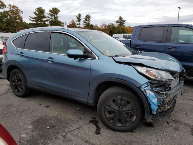 5J6RM4H74FL032665 - 2015 HONDA CR-V EXL BLUE photo 4