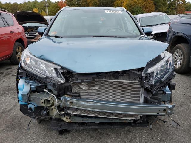 5J6RM4H74FL032665 - 2015 HONDA CR-V EXL BLUE photo 5