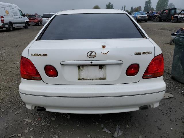 JT8BD69SX20165270 - 2002 LEXUS GS 300 WHITE photo 6