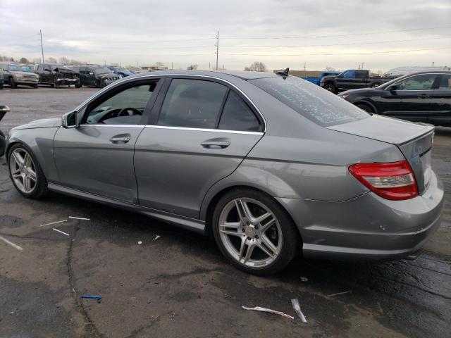 WDDGF8BB1AR127613 - 2010 MERCEDES-BENZ C 300 4MATIC GRAY photo 2