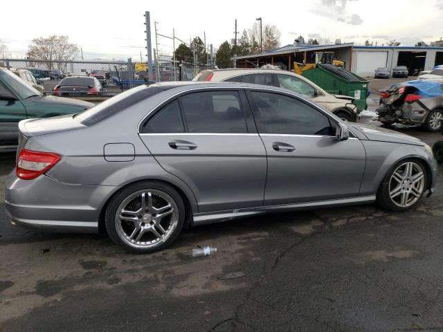 WDDGF8BB1AR127613 - 2010 MERCEDES-BENZ C 300 4MATIC GRAY photo 3