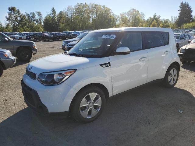 KNDJN2A23G7820737 - 2016 KIA SOUL WHITE photo 1