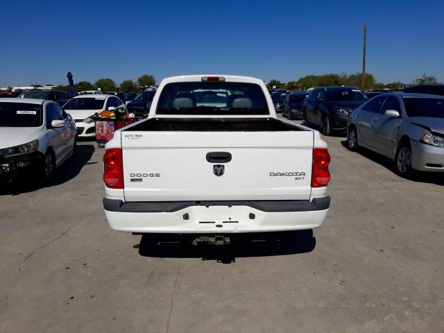 1D7RW3GP6BS651124 - 2011 DODGE DAKOTA SLT WHITE photo 6