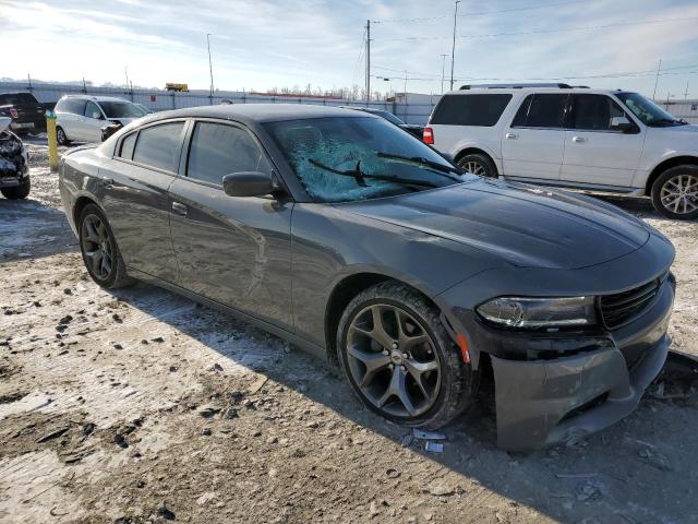 2C3CDXHG5HH551578 - 2017 DODGE CHARGER SXT GRAY photo 4