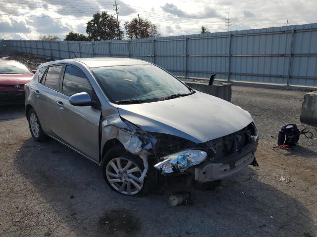 JM1BL1L79C1576361 - 2012 MAZDA 3 I GRAY photo 4