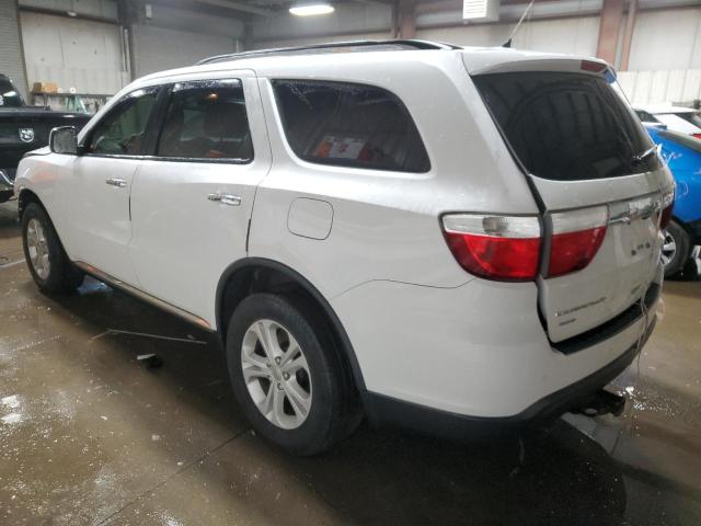 1C4RDJDG6DC687854 - 2013 DODGE DURANGO CREW WHITE photo 2