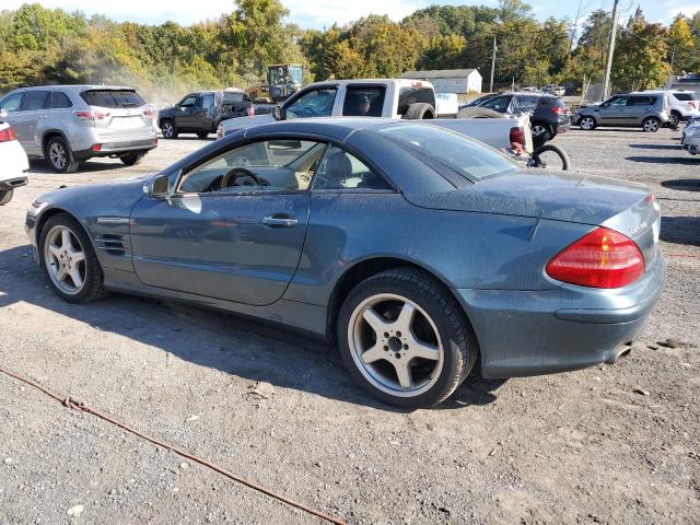 WDBSK75F63F049809 - 2003 MERCEDES-BENZ SL 500R BLUE photo 2