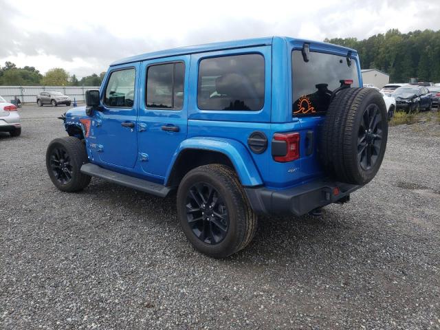 1C4JJXP68MW847646 - 2021 JEEP WRANGLER U SAHARA 4XE BLUE photo 2
