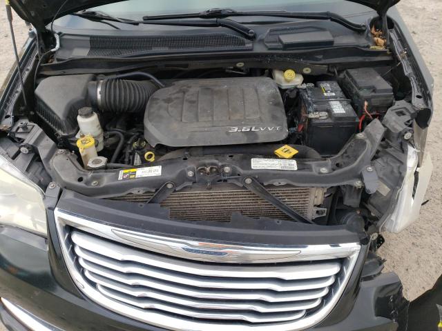 2C4RC1BG0DR517955 - 2013 CHRYSLER TOWN & COU TOURING BLACK photo 12