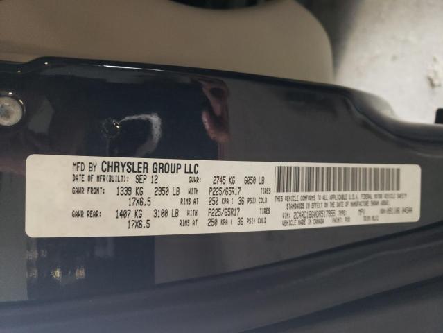 2C4RC1BG0DR517955 - 2013 CHRYSLER TOWN & COU TOURING BLACK photo 13