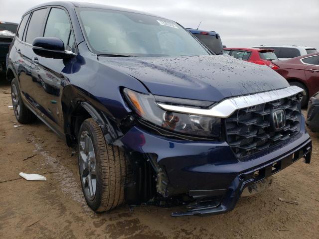 5FNYF8H57NB029696 - 2022 HONDA PASSPORT EXL BLUE photo 4