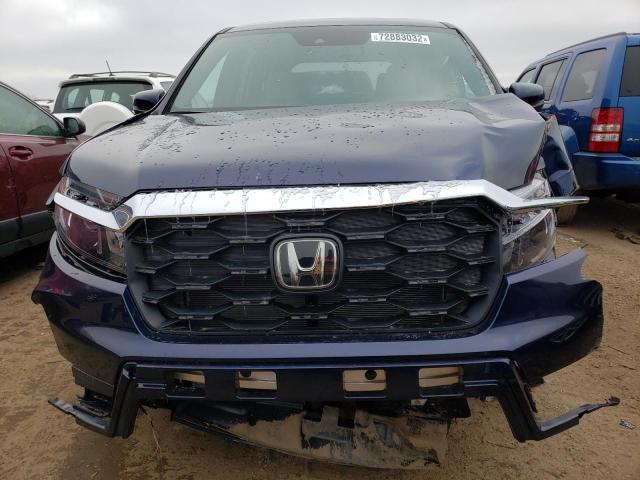 5FNYF8H57NB029696 - 2022 HONDA PASSPORT EXL BLUE photo 5