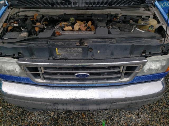 1FDXE45P87DA89778 - 2007 FORD ECONOLINE E450 SUPER DUTY CUTAWAY VAN BLUE photo 11