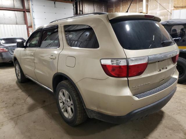 1C4RDJDG9CC181076 - 2012 DODGE DURANGO CREW BEIGE photo 2