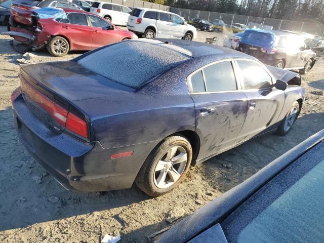 2C3CDXHG5EH288231 - 2014 DODGE CHARGER SXT BLUE photo 3