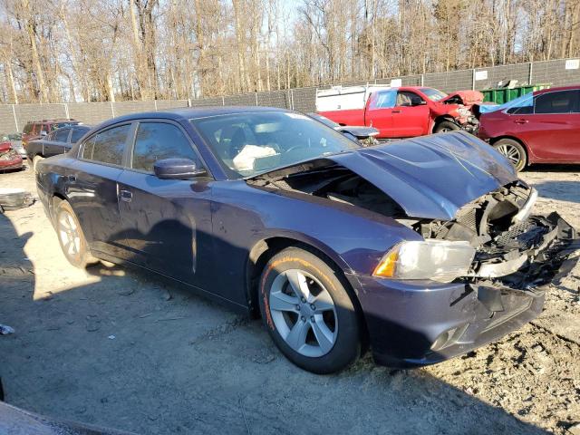 2C3CDXHG5EH288231 - 2014 DODGE CHARGER SXT BLUE photo 4