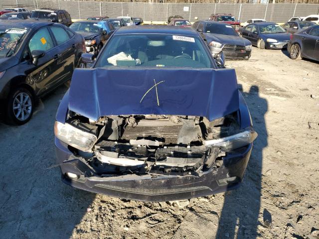 2C3CDXHG5EH288231 - 2014 DODGE CHARGER SXT BLUE photo 5