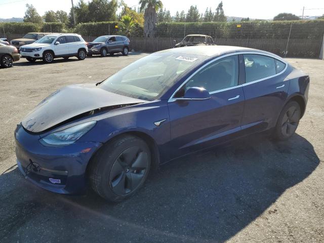 5YJ3E1EA3KF396872 - 2019 TESLA MODEL 3 BLUE photo 1