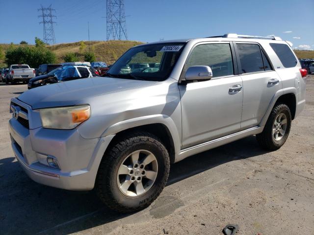 JTEBU5JR5A5027119 - 2010 TOYOTA 4RUNNER SR5 SILVER photo 1