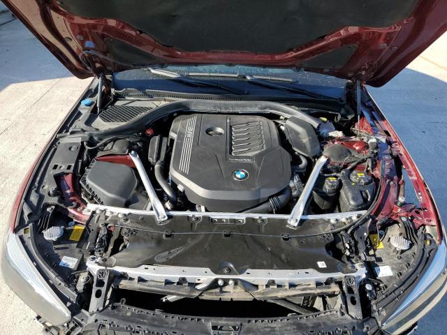 WBAAE2C05LCD13691 - 2020 BMW 840I BURGUNDY photo 11