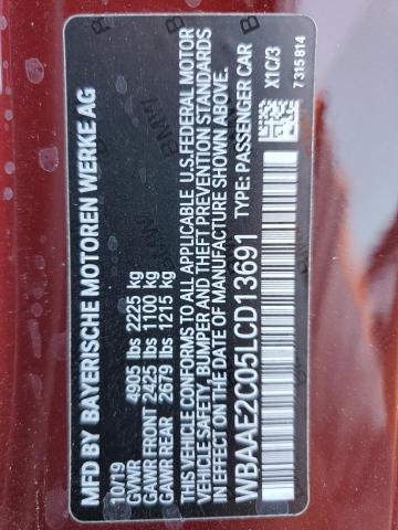 WBAAE2C05LCD13691 - 2020 BMW 840I BURGUNDY photo 13