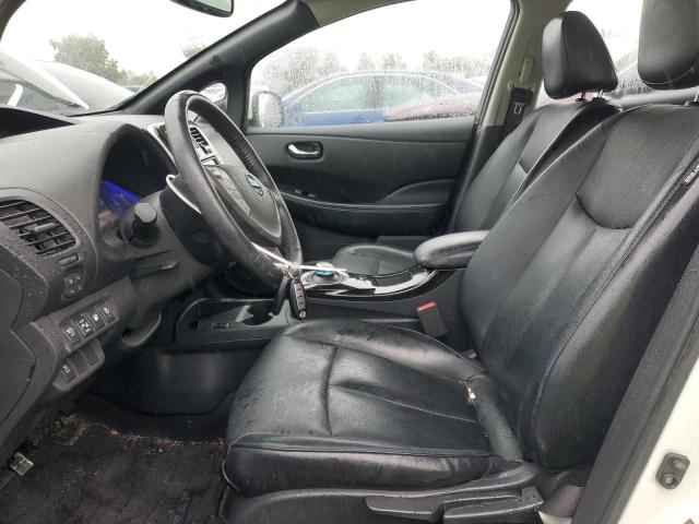 1N4AZ0CP0DC401691 - 2013 NISSAN LEAF S WHITE photo 7