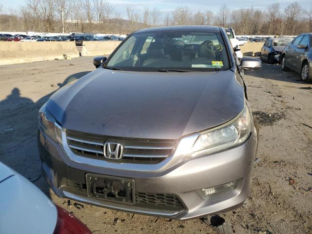 1HGCR2F85FA053261 - 2015 HONDA ACCORD EXL GRAY photo 5