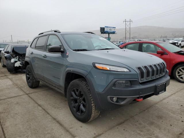 1C4PJMBS8FW673139 - 2015 JEEP CHEROKEE TRAILHAWK GRAY photo 4