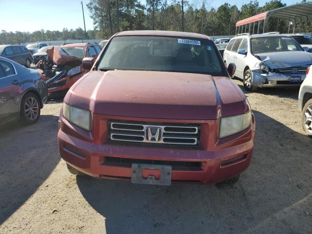 2HJYK16576H504082 - 2006 HONDA RIDGELINE RTL BURGUNDY photo 5