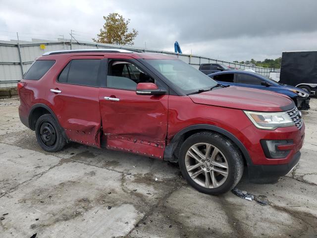 1FM5K8F8XGGB04049 - 2016 FORD EXPLORER LIMITED RED photo 4