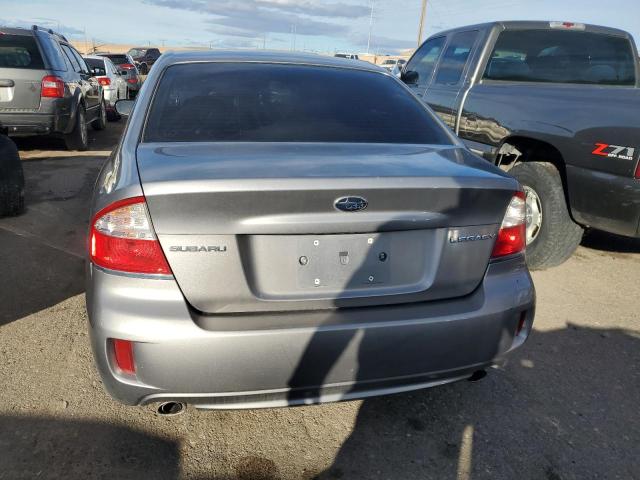 4S3BL616686224193 - 2008 SUBARU LEGACY 2.5I GRAY photo 6