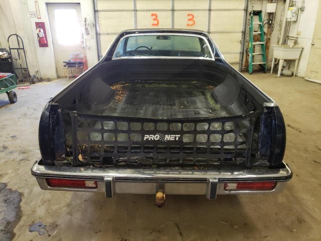 1W80JAK423986 - 1980 CHEVROLET EL CAMINO BLUE photo 6