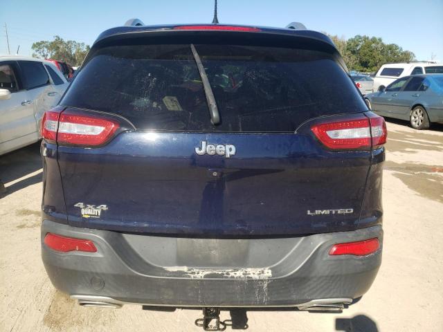 1C4PJMDS8FW706122 - 2015 JEEP CHEROKEE LIMITED BLUE photo 6