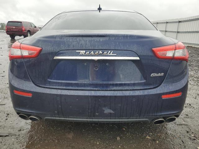 ZAM57XSA6E1106515 - 2014 MASERATI GHIBLI BLUE photo 6