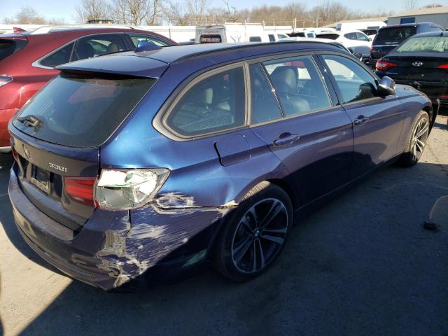 WBA8K3C59KA484413 - 2019 BMW 330XI BLUE photo 3