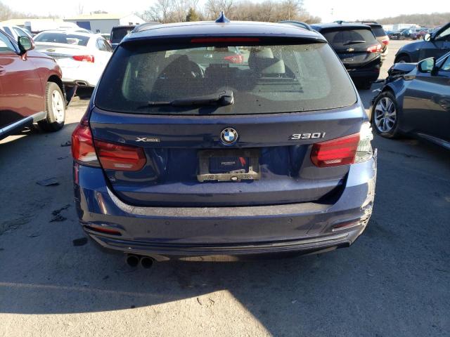 WBA8K3C59KA484413 - 2019 BMW 330XI BLUE photo 6